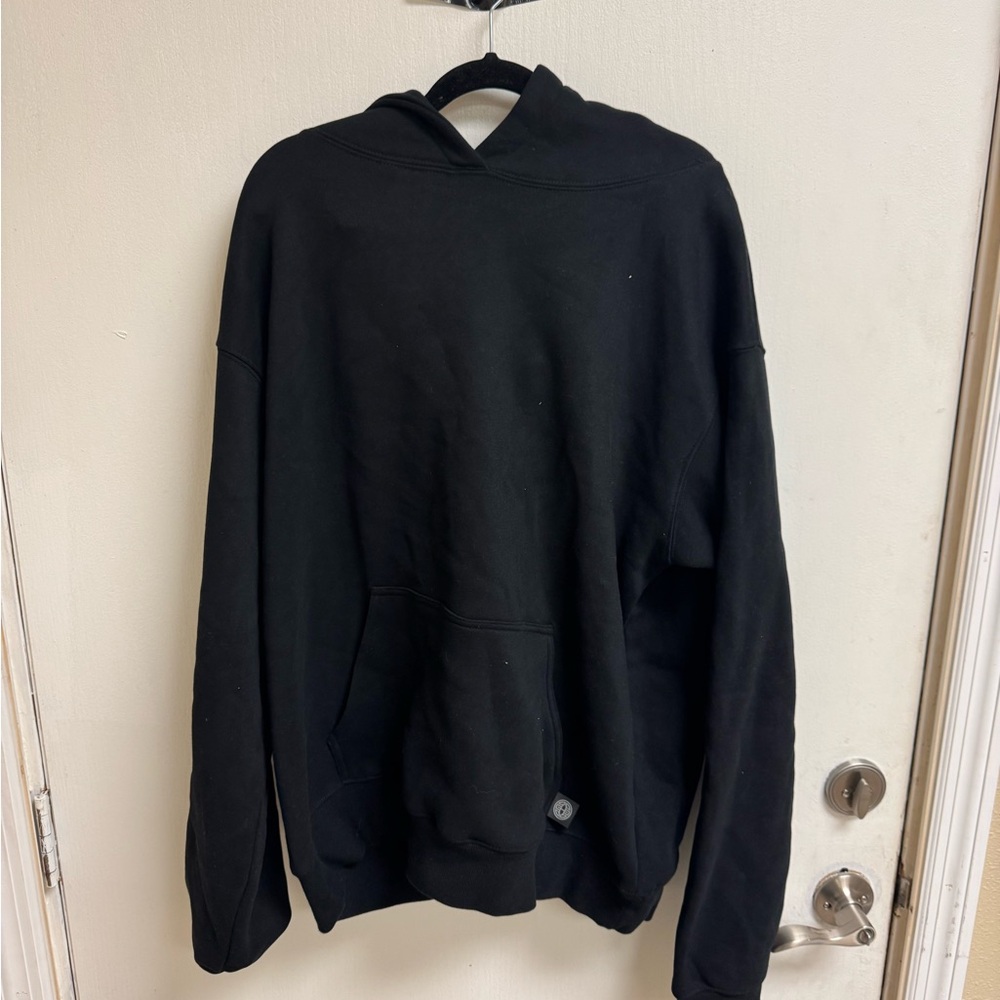 Herencia Collections BLACK PUFF STATE HOODIE - Women’s XL